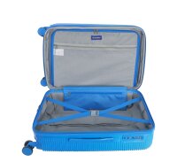 Saxoline Twist M ABS/PC Trolley TSA Zahlenschloss Spinner 67 cm blue gradient