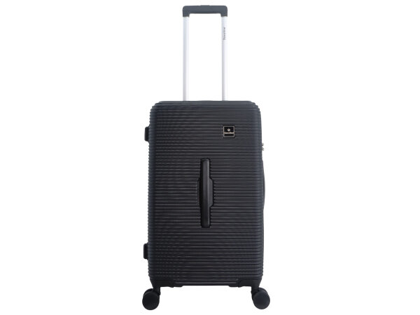 Saxoline Twist Trunk M ABS/PC Trolley TSA Zahlenschloss Spinner 68 cm black
