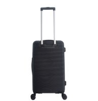 Saxoline Twist Trunk M ABS/PC Trolley TSA Zahlenschloss Spinner 68 cm black