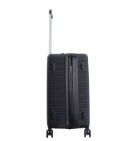 Saxoline Twist Trunk M ABS/PC Trolley TSA Zahlenschloss Spinner 68 cm black