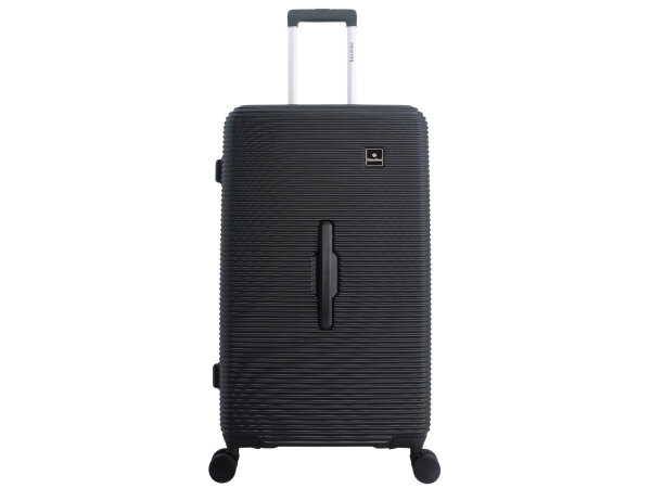 Saxoline Twist Trunk L ABS/PC Trolley TSA Zahlenschloss Spinner 78 cm black
