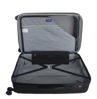 Saxoline Twist L ABS/PC Spinner Koffer Set Gr. S/M/L mit TSA-Zahlenschloss black