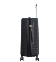 Saxoline Twist L ABS/PC Spinner Koffer Set Gr. S/M/L mit TSA-Zahlenschloss black