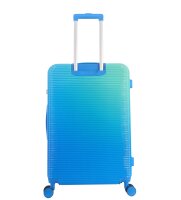 Saxoline Twist L ABS/PC Spinner Koffer Set Gr. S/M/L mit TSA-Zahlenschloss blue gradient