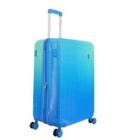 Saxoline Twist L ABS/PC Spinner Koffer Set Gr. S/M/L mit TSA-Zahlenschloss blue gradient