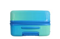 Saxoline Twist L ABS/PC Spinner Koffer Set Gr. S/M/L mit TSA-Zahlenschloss blue gradient