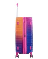 Saxoline Twist L ABS/PC Spinner Koffer Set Gr. S/M/L mit TSA-Zahlenschloss fuchsia gradient