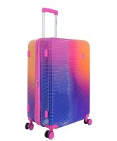 Saxoline Twist L ABS/PC Spinner Koffer Set Gr. S/M/L mit TSA-Zahlenschloss fuchsia gradient