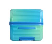 Saxoline Twist Trunk ABS/PC Spinner Koffer Set Gr. M/L mit TSA-Zahlenschloss