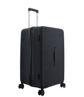Saxoline Twist Trunk ABS/PC Spinner Koffer Set Gr. M/L mit TSA-Zahlenschloss black