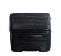 Saxoline Twist Trunk ABS/PC Spinner Koffer Set Gr. M/L mit TSA-Zahlenschloss black