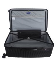 Saxoline Twist Trunk ABS/PC Spinner Koffer Set Gr. M/L mit TSA-Zahlenschloss black