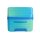 Saxoline Twist Trunk ABS/PC Spinner Koffer Set Gr. M/L mit TSA-Zahlenschloss blue gradient
