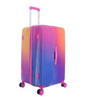 Saxoline Twist Trunk ABS/PC Spinner Koffer Set Gr. M/L mit TSA-Zahlenschloss fuchsia gradient