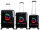 Discovery Stencil ABS/PC Spinner Koffer Set Gr. S/M/L mit TSA-Zahlenschloss