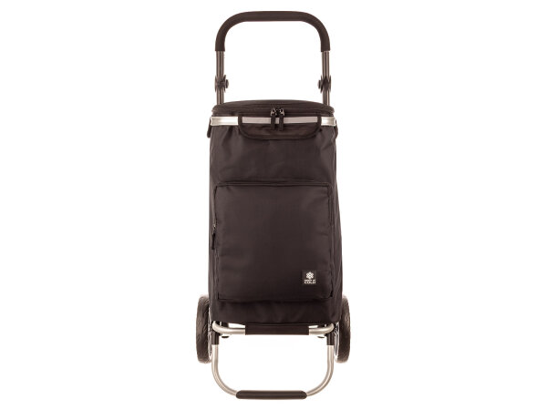 Franky Einkaufroller ER10 Einkaufstrolley mit separater Kühltasche black