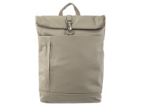 Prado City Rucksack AL16 glattes Rindleder light grey