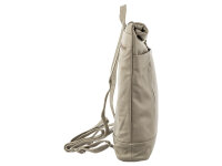 Prado City Rucksack AL16 glattes Rindleder light grey