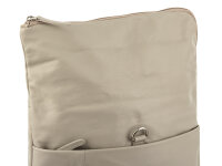 Prado City Rucksack AL16 glattes Rindleder light grey