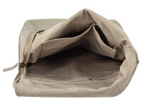 Prado City Rucksack AL16 glattes Rindleder light grey