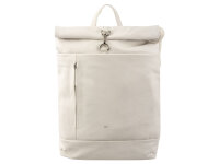 Prado City Rucksack AL16 glattes Rindleder white