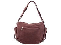 Prato LM S551-P Joyce Vintage PU 2in1 Rucksack - Umhängetasche bordo