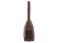 Prato LM S551-P Joyce Vintage PU 2in1 Rucksack - Umhängetasche brown