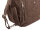 Prato LM S551-P Joyce Vintage PU 2in1 Rucksack - Umhängetasche brown