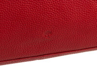 Prato LM Asif Tragetasche Handtasche geprägtes Rindleder, 31 x 28 x 10 cm (B x H x T)  - K05 rot