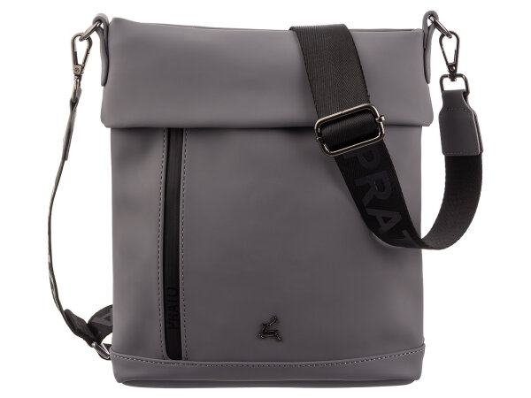 Prato LM Joyce Reißverschlusstasche Umhängetasche ca. 5 Liter S544-R mid grey