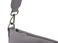 Prato LM Joyce Reißverschlusstasche Umhängetasche ca. 5 Liter S544-R mid grey