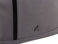 Prato LM Joyce Reißverschlusstasche Umhängetasche ca. 5 Liter S544-R mid grey