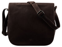 Prato Jagdttasche XL mit Überschlag brown