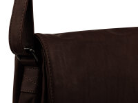 Prato Jagdttasche XL mit Überschlag brown