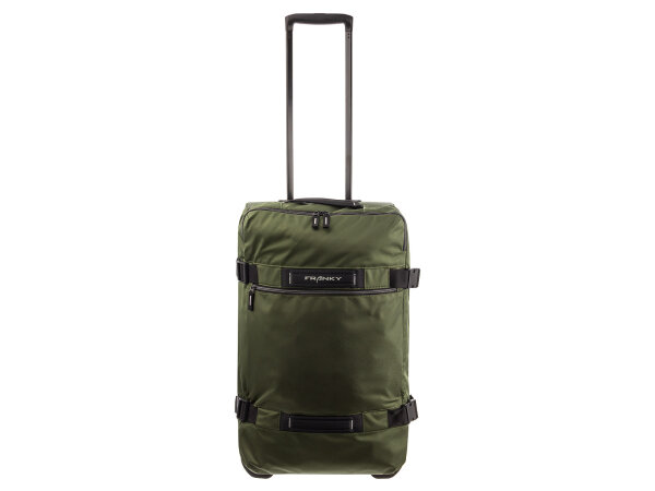 Franky RT31M Rollenreisetasche Gr. M mit Rucksackfunktion khaki - TOPTWO
