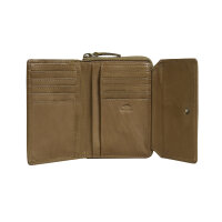 Maitre Steinbach 4060001752 Dagrete Purse Mh14Fz Leder Geldbörse Vintagelook 661 olive night