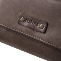 Maitre Steinbach 4060001752 Dagrete Purse Mh14Fz Leder Geldbörse Vintagelook 702 dark brown