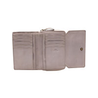 Maitre Steinbach 4060001752 Dagrete Purse Mh14Fz Leder Geldbörse Vintagelook 801 light grey