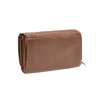 Maitre Steinbach 4060001753 Dilara Purse Lh11F Leder Geldbörse Vintagelook 703 cognac