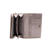 Maitre Steinbach 4060001753 Dilara Purse Lh11F Leder Geldbörse Vintagelook 801 light grey