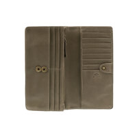 Maitre Steinbach 4060001790 Immine Purse Lh14F Leder Geldbörse Vintagelook 661 olive night