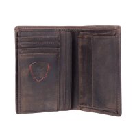 Strellson Baker Street Knox Billfold V8 Herren Geldbörsen Hochformat dark brown