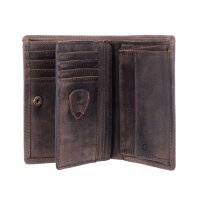 Strellson Baker Street Knox Billfold V8 Herren Geldbörsen Hochformat dark brown