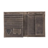 Strellson Richmond Tate Billfold V12 Herren Geldbörse Leder Hochformat dark brown