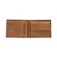Strellson Blackwall Corbin Billfold H7 Herren Geldbörsen Leder Querformat cognac