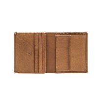 Strellson Blackwall Reno Billfold V7 Herren Geldbörsen Leder Hochformat cognac