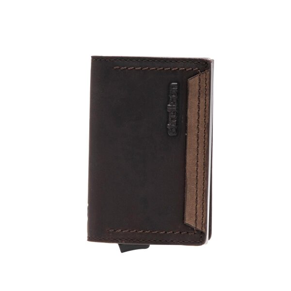 Strellson Camden C-one E-cage sv8o Herren Geldbörsen/Kartenetui Leder Hochformat dark brown