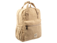 Prato SC03 "Ananas" zeitloser Rucksack Breitcord mit Notebookfach ca. 14"