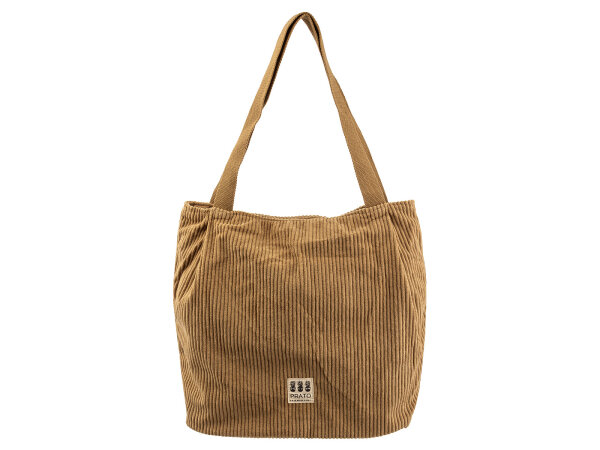 Prato SC01"Ananas" zeitloser Shopper aus Cord khaki