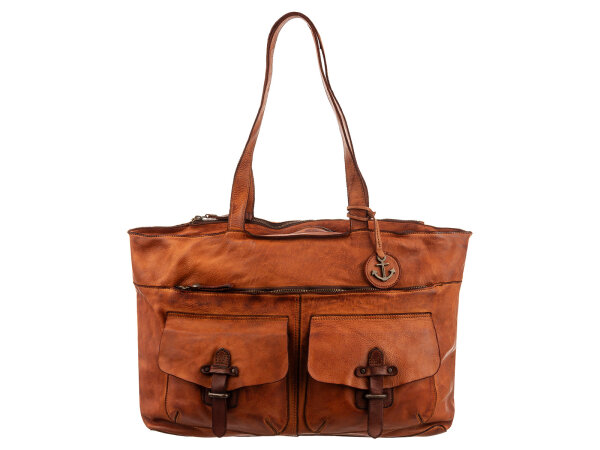 Harbour 2nd UP13070 Totebag Style Jordan Tragetasche cognac